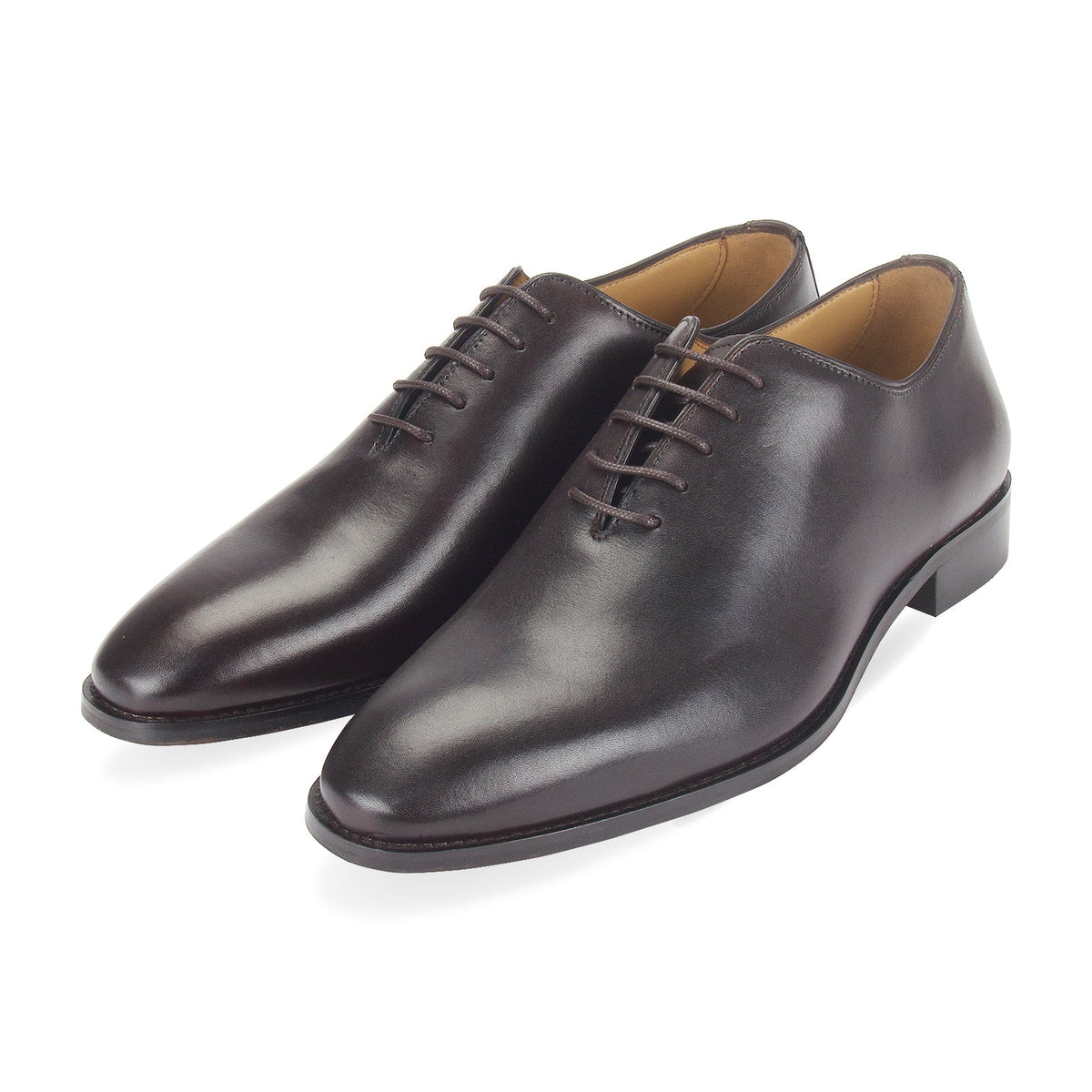 BELFORD leather wholecut Oxford shoe