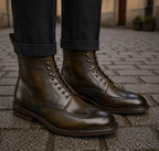 Kenya Burch Lace-Up Boots