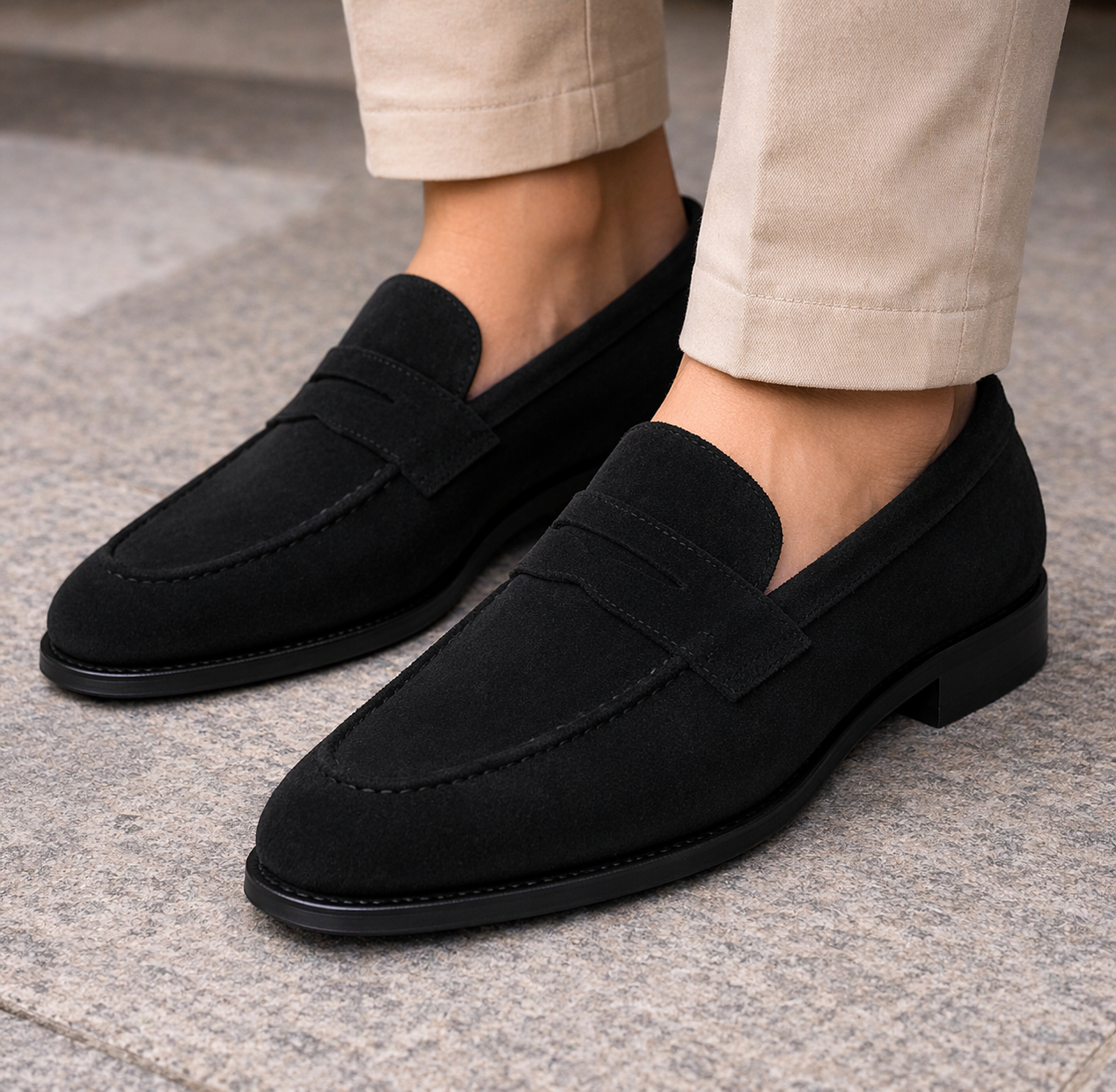 Noble's Walk Penny Loafers Navy