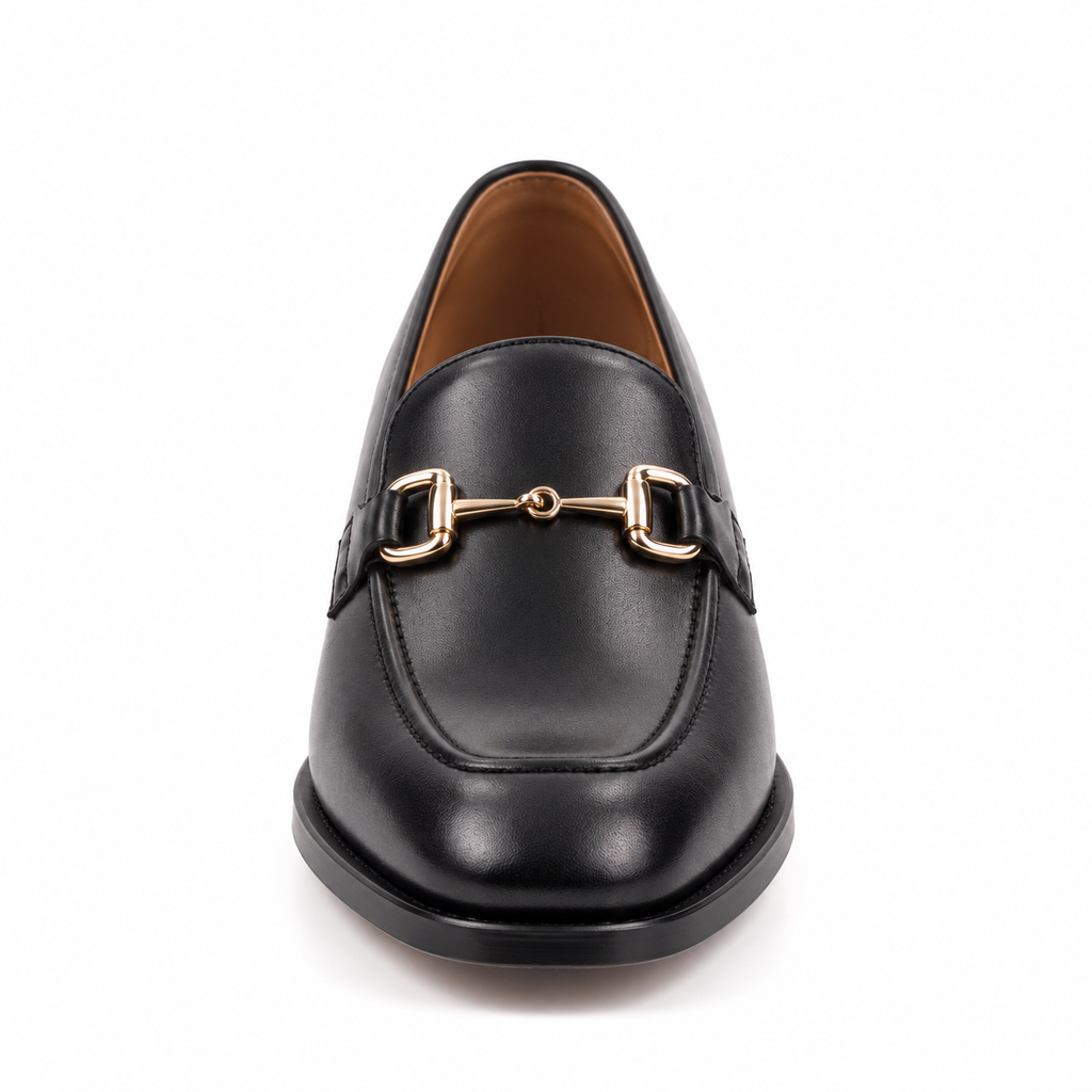 Horsebit Black Calf Loafers