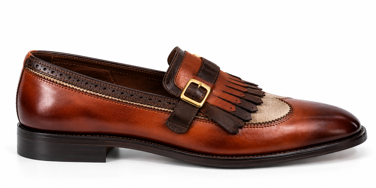 kiltie brogue loafer