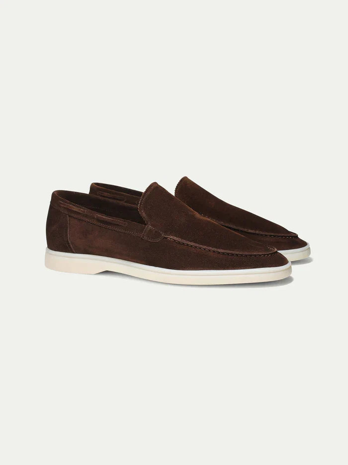YACHT LOAFERS | CHOCOLATE SUEDE