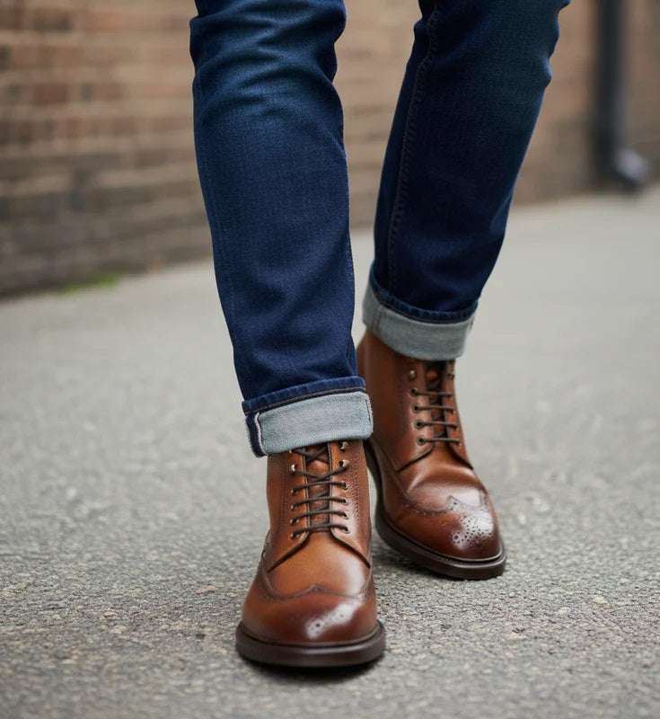 Peggy Collier Lace-Up Boots