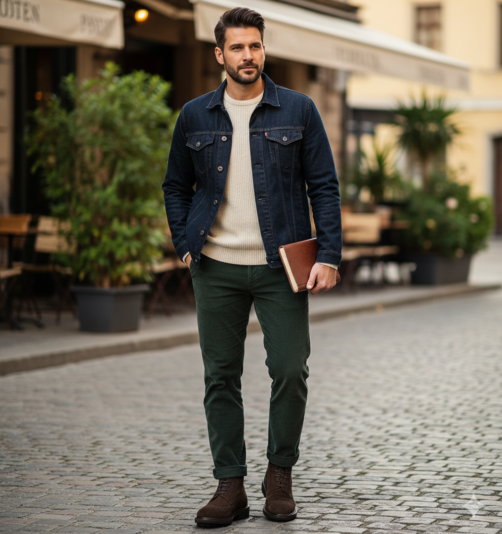 Brown Lace-up Suede boots