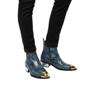 Aurora Crest Golden-Toe Boots