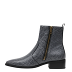 Men's Woven Texture Ankle Boots