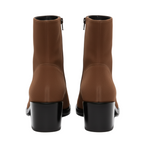 Punk Suede Golden Toe Boots