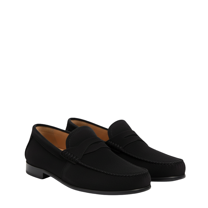 Luxury Suede Heritage Penny-strap Moc Loafers