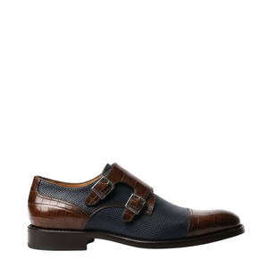 Brown / Navy Blue