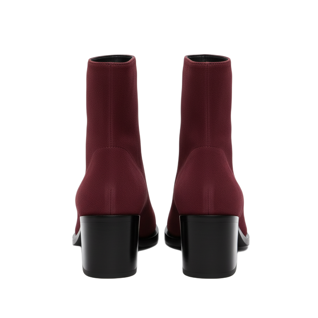 Punk Suede Golden Toe Boots