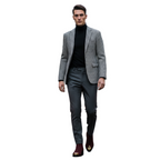 Punk Suede Golden Toe Boots