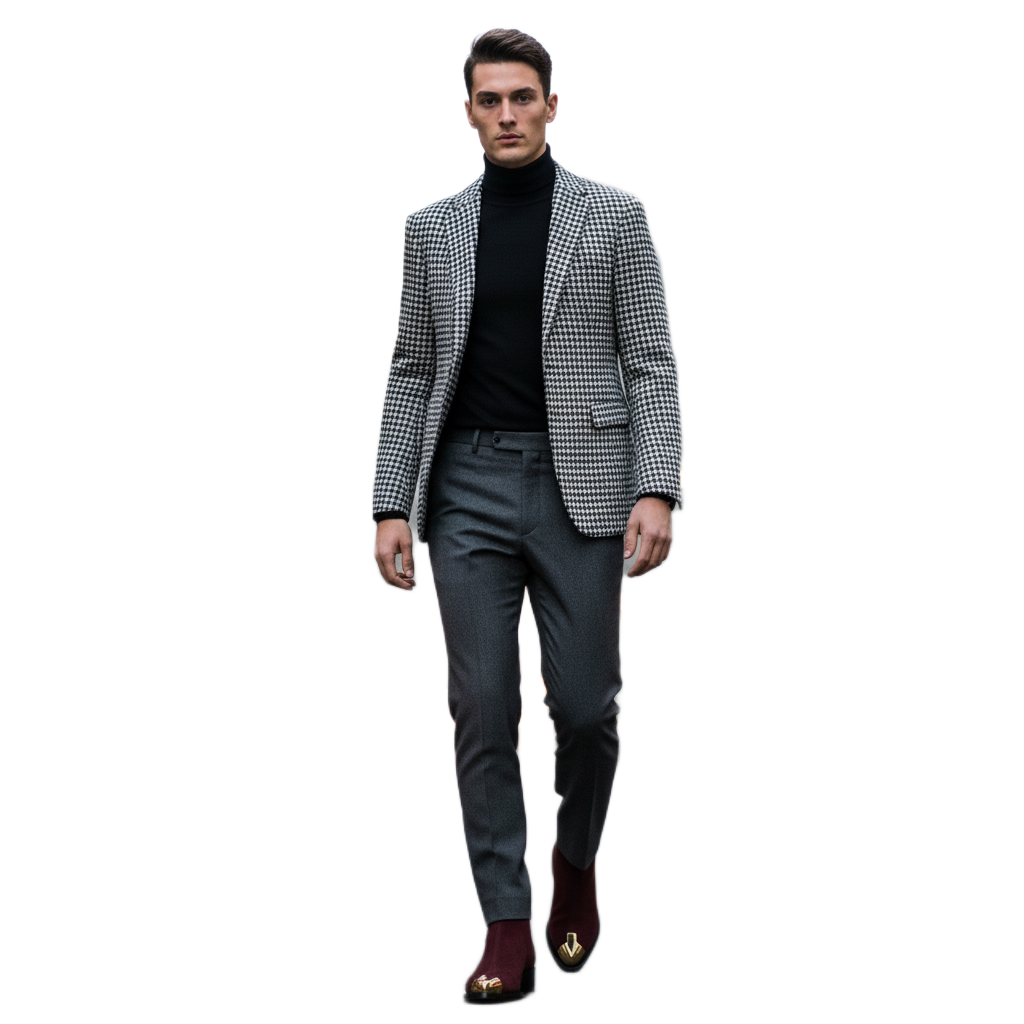 Punk Suede Golden Toe Boots