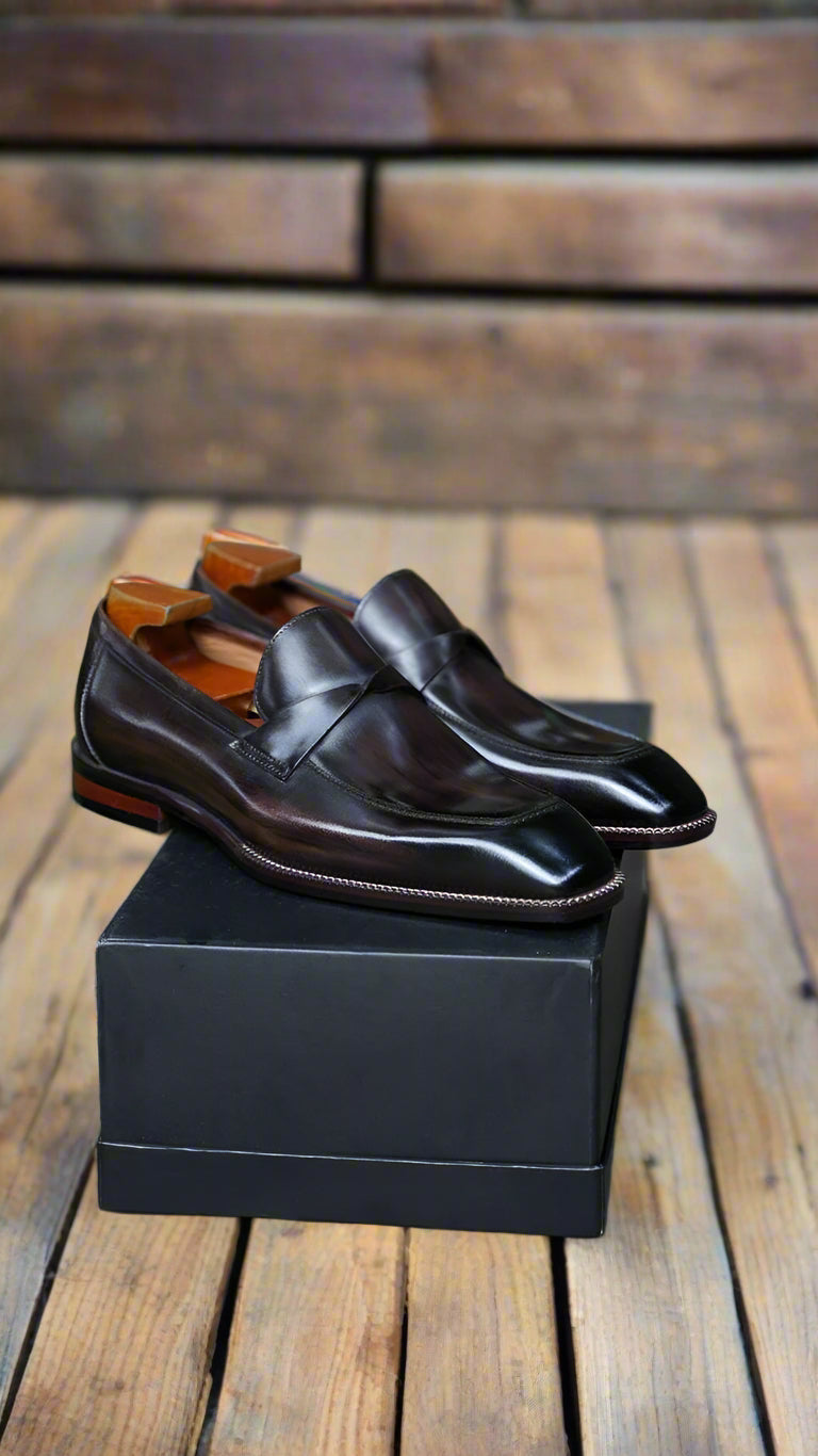 Noble's Walk Langford Ease Penny Loafers for Men with Classic Slip On Style