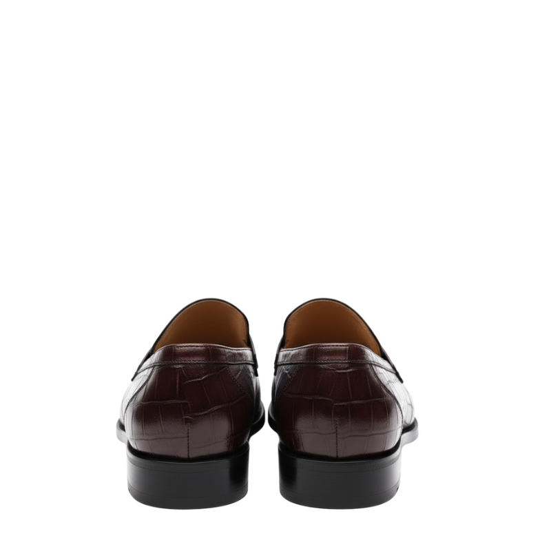 Regal Duo-Tone Croc Leather Penny Loafers