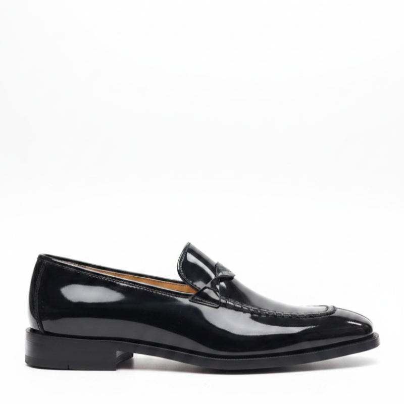 ARRON Glossy Classic Leather Loafers