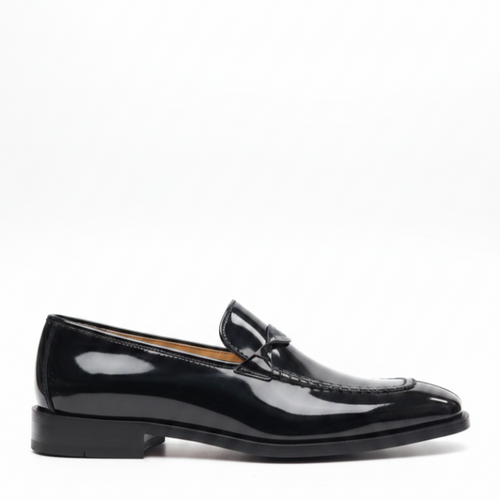 ARRON Glossy Classic Leather Loafers