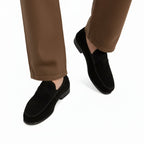 Luxury Suede Heritage Penny-strap Moc Loafers