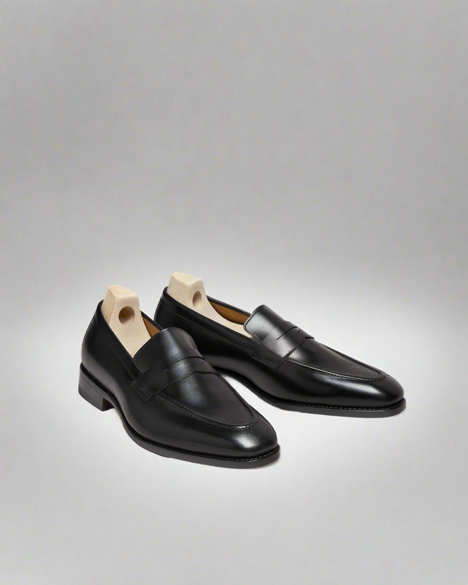 Noble's Walk Smogen Black Leather Loafer
