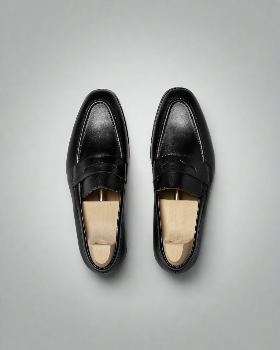Noble's Walk Smogen Black Leather Loafer