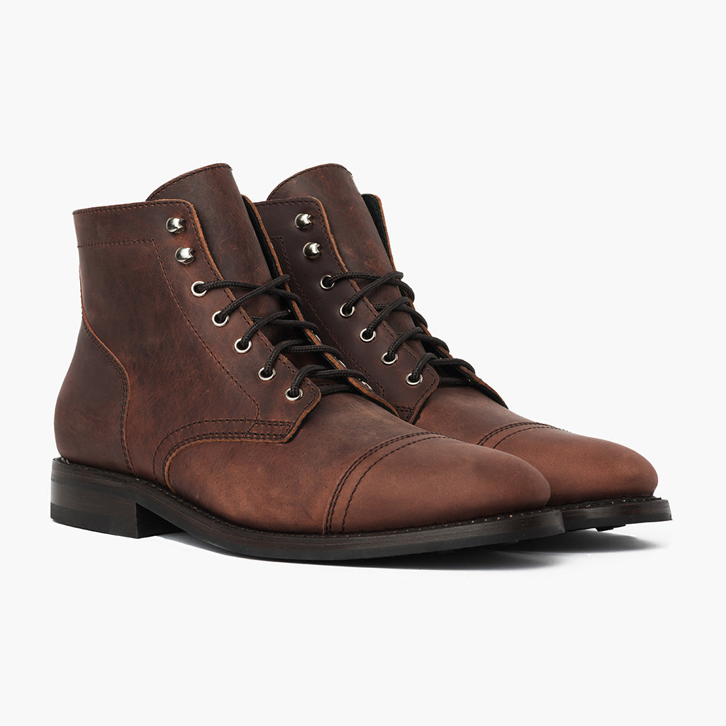 Noble's Walk Frontier Goodyear Welt Lace-Up Leather Boot – Adobe Brown