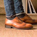 Noble's Walk Kevin Tan Two Tone Oxford Shoes