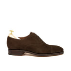 Elliot Dark Brown Suede Toecap Oxford