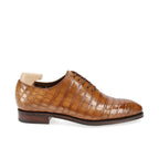 Louie Tan Croco Print Wholecut