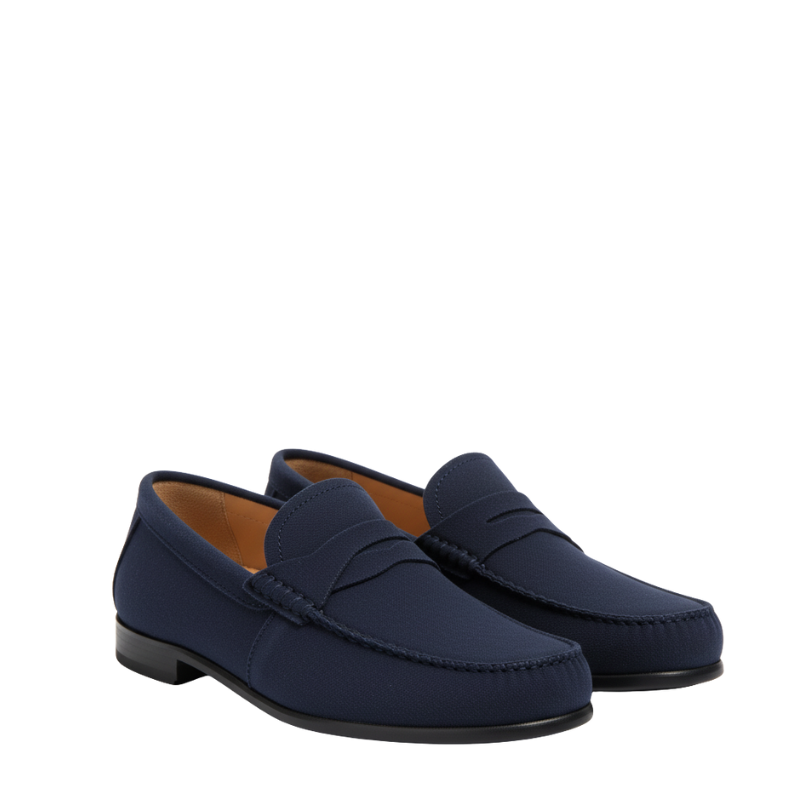 Luxury Suede Heritage Penny-strap Moc Loafers