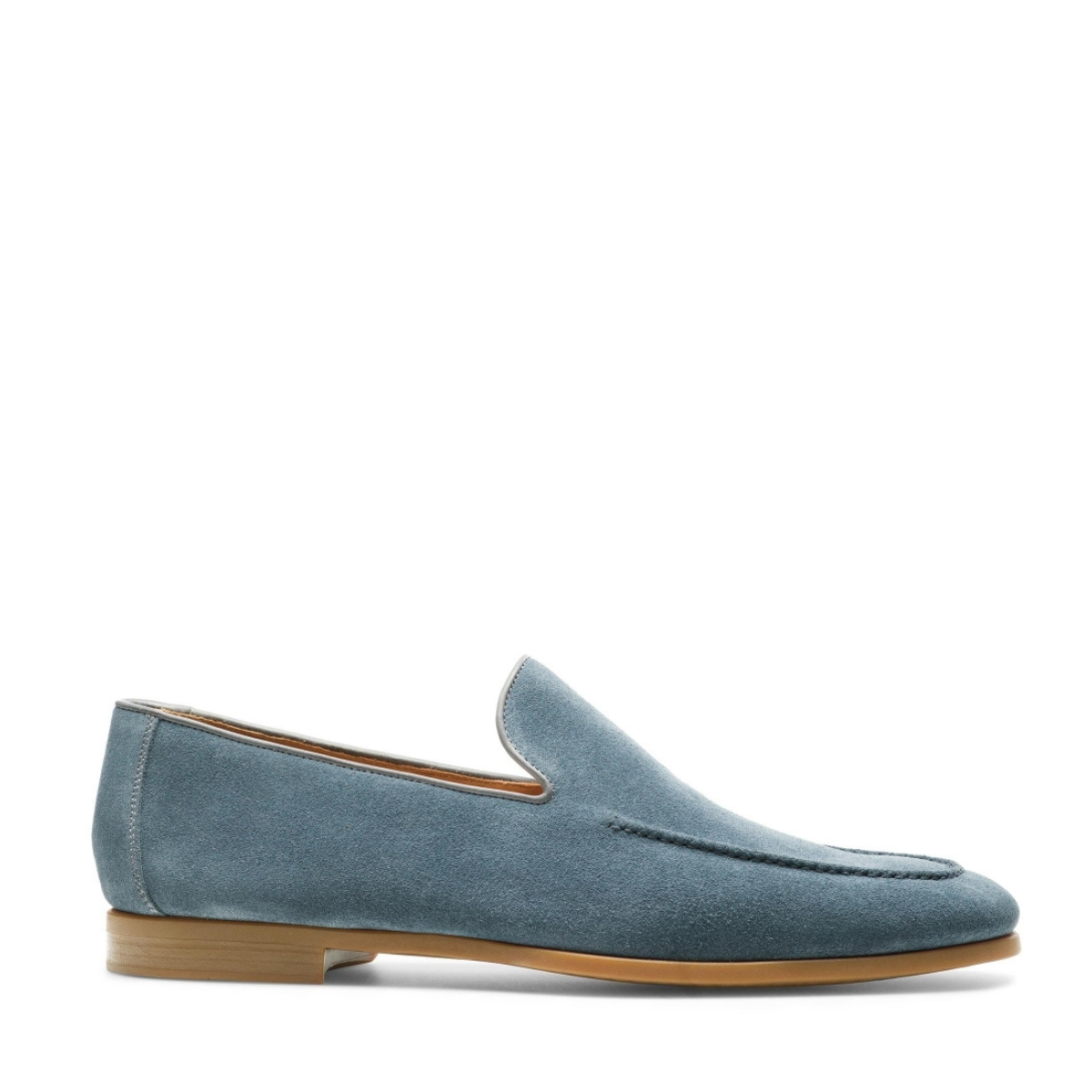 ANTONY | BLUE SUEDE SLIP ONS LOAFERS