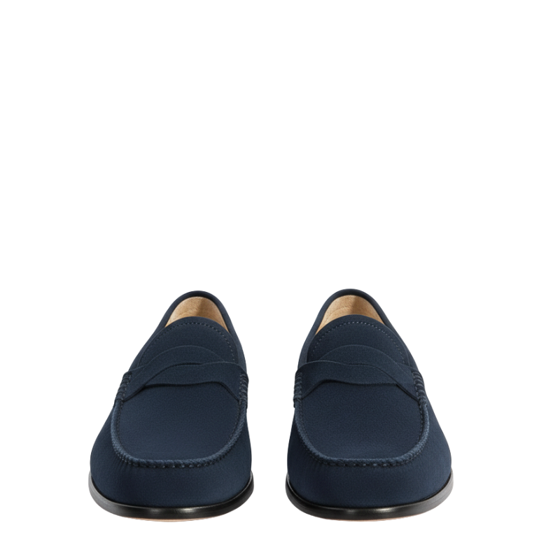 Luxury Suede Heritage Penny-strap Moc Loafers
