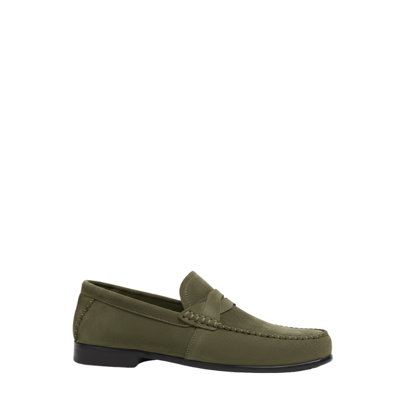 Luxury Suede Heritage Penny-strap Moc Loafers