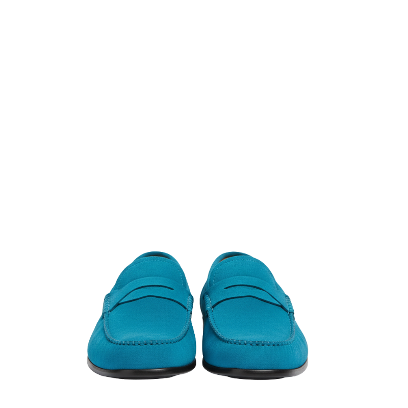 Luxury Suede Heritage Penny-strap Moc Loafers