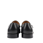 Pebbled Horsebit Leather Loafers