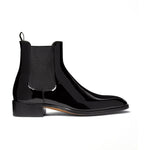 Hainaut Patent-Leather Chelsea Boots