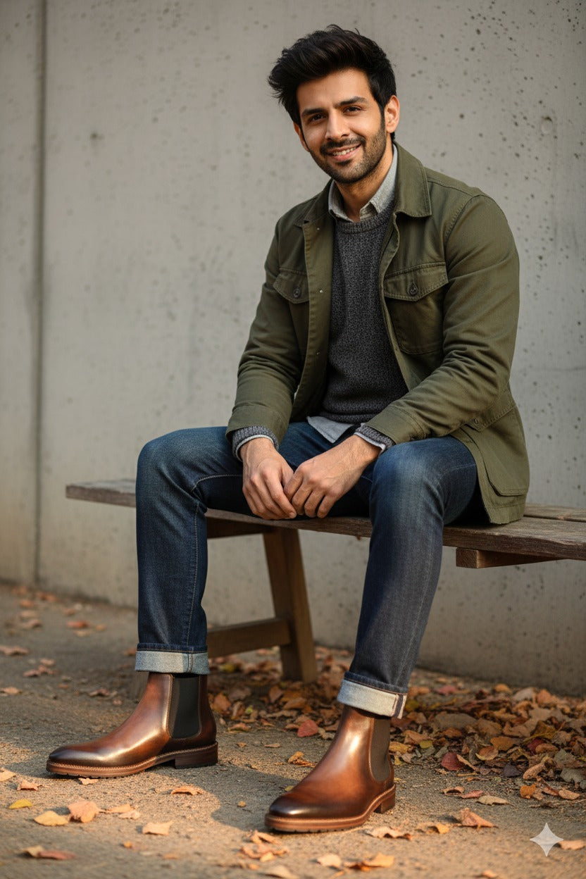 The Fenland Chelsea Boots in Brown – Blake Stitched Perfection