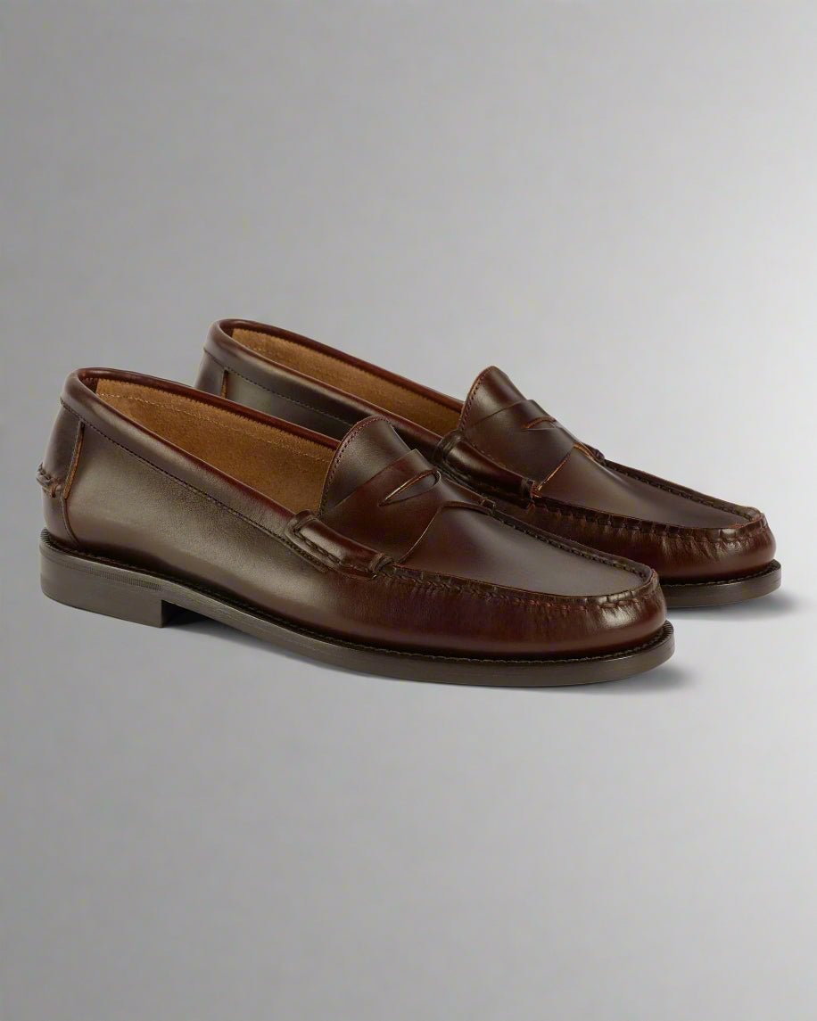 Noble's Walk Dark Brown Penny Loafers