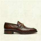 Brown Leather Lucente Horse Bit Loafer