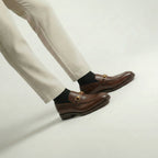 Brown Leather Lucente Horse Bit Loafer