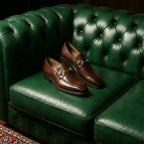 Brown Leather Lucente Horse Bit Loafer