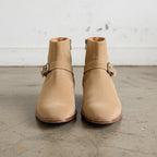Men's Tan Suede Side-Zip Jodhpur Boots — Rawley