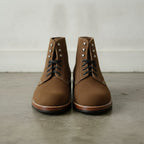 Men's Brown Plain-Toe Suede Ankle Boots — Headington