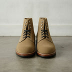 Men's Tan Plain-Toe Suede Ankle Boots — Readington