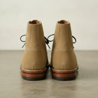 Men's Tan Plain-Toe Suede Ankle Boots — Readington
