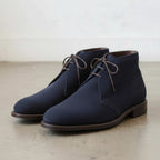 Men's Navy Blue Suede Chukka Boots — Karlowe