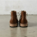 Men's Antique Brown Plain-Toe Leather Chukka Boots — Hussell