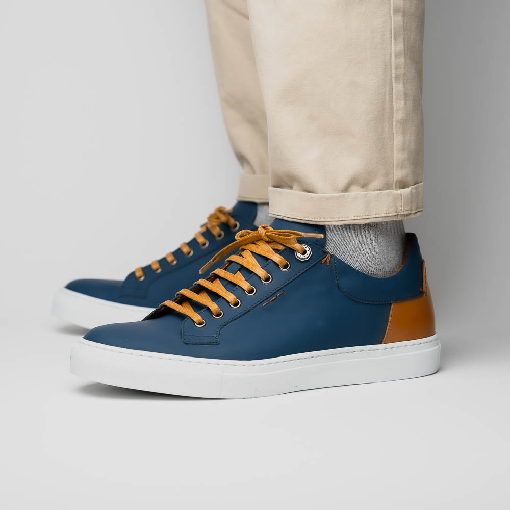 Diaz Matte Finish  Sneaker in Navy