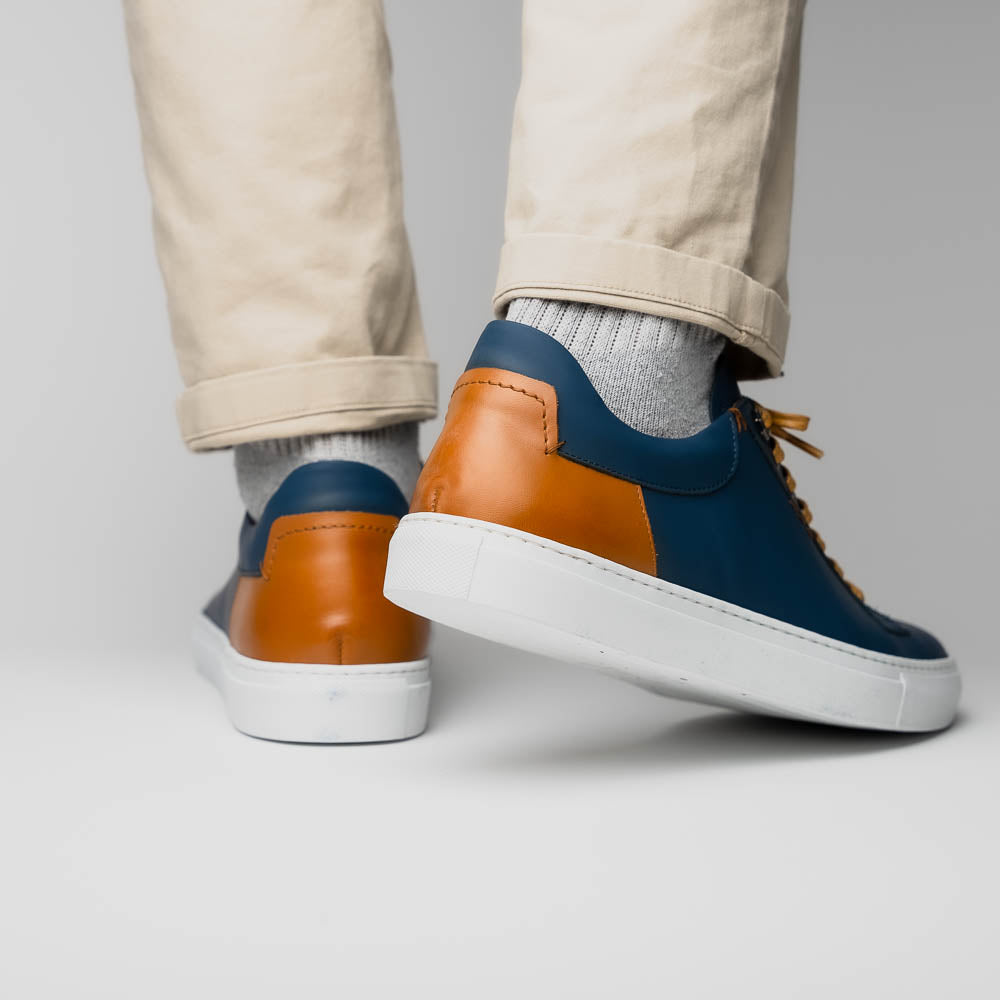 Diaz Matte Finish  Sneaker in Navy