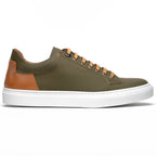 Diaz Matte Finish  Sneaker in Olive Green