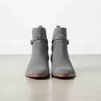 Men's Gray Suede Buckle Ankle Boots — Hampton
