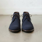 Men's Navy Blue Suede Chukka Boots — Karlowe